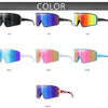 Oversized Windproof Sports Sunglasses with UV400 Protection