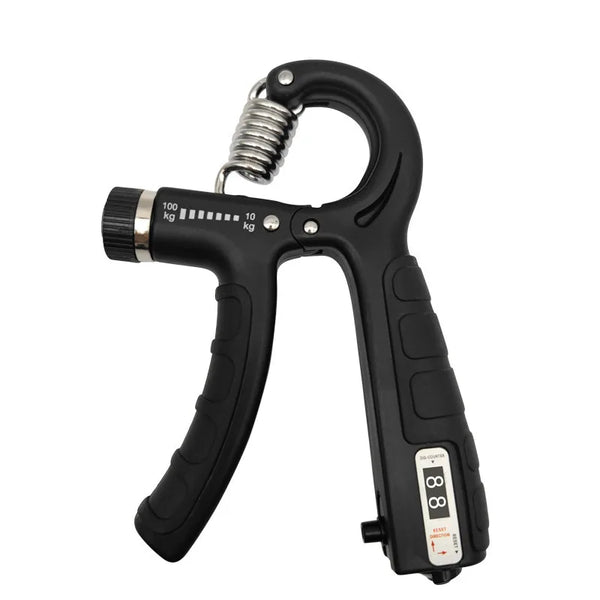 Adjustable Hand Grip Strengthener with Counter