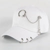 Classic Cotton Cap with Metal Ring Detail