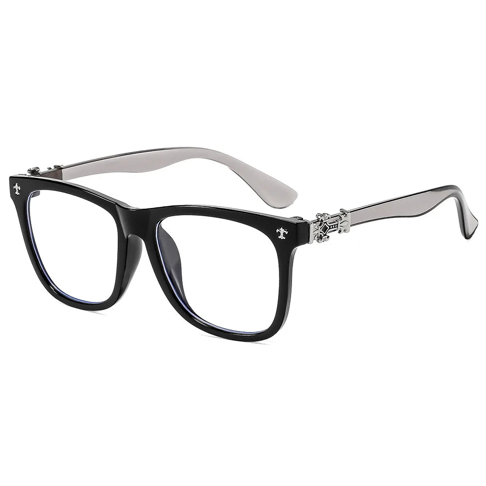 Vintage Square Anti-Blue Light Glasses for Men and Women