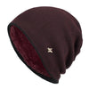 Fleece-Lined Knit Beanie Winter Hat