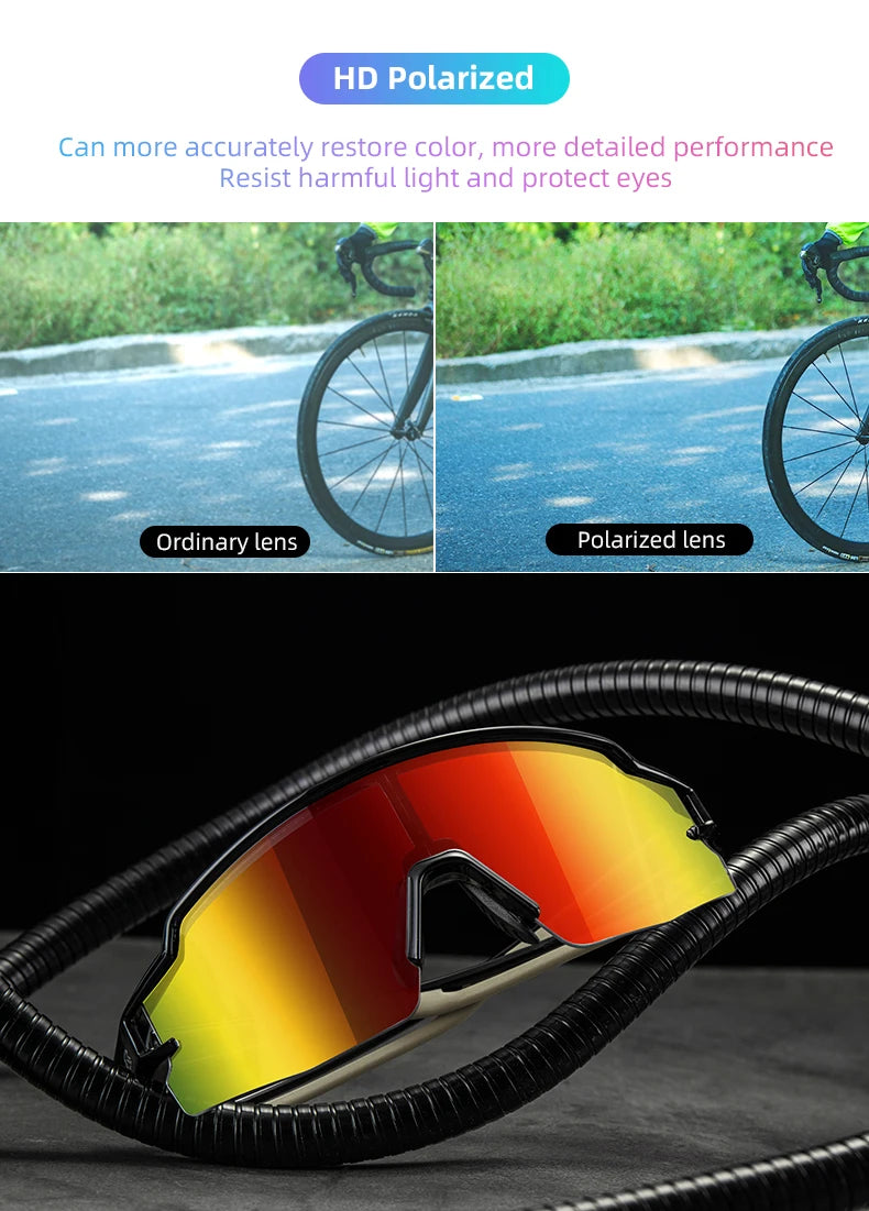Polarized Cycling Sunglasses with UV400 Protection