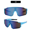 UV400 Cycling Sunglasses with Blue Mirror Lens