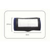 Black football training wrist guard with a clipboard cover shown flat.