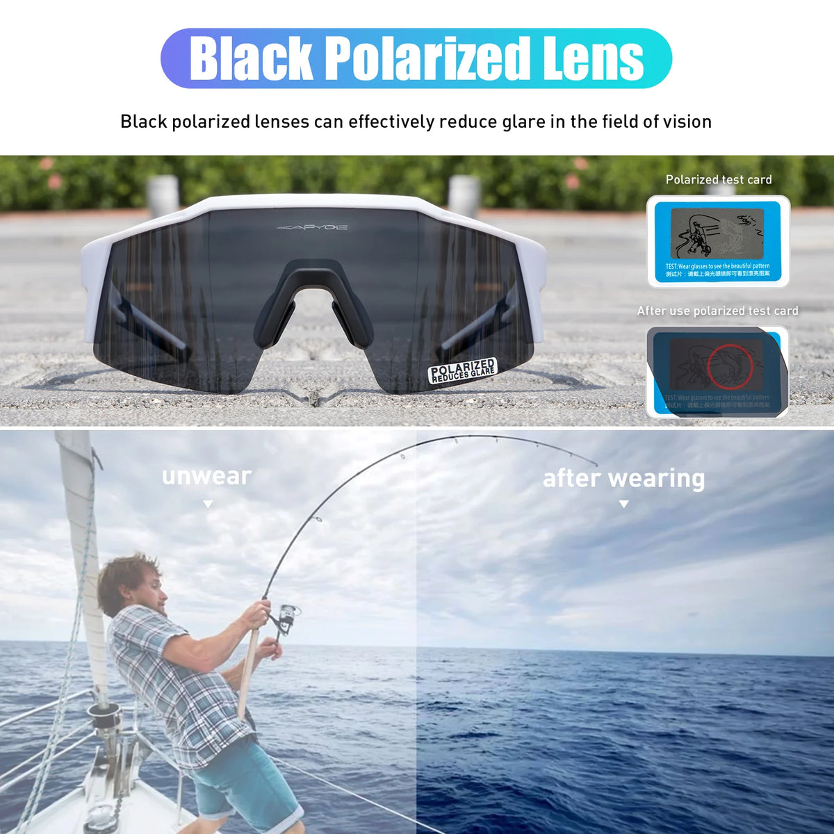 Polarized Cycling Sunglasses with UV400 Protection