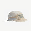 A beige breathable quick-dry baseball cap with a mesh front and 'GOOD MORE' text on the brim.