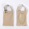 A pair of beige silicone arch support insoles for pain relief.
