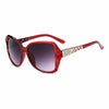 Purple Square Sunglasses with UV400 Protection