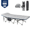 Portable Folding Camping Cot with Padded Mattress