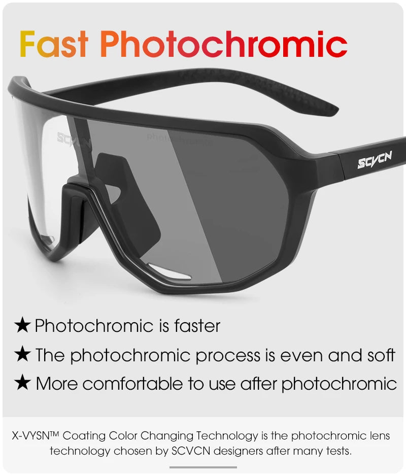 Photochromic Cycling Glasses with UV400 Protection