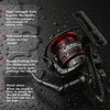 High-Speed Spinning Fishing Reel with Interchangeable Handle