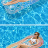 Striped Inflatable Pool Hammock for Adults