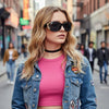 Butterfly Cat-Eye Sunglasses with UV400 Protection