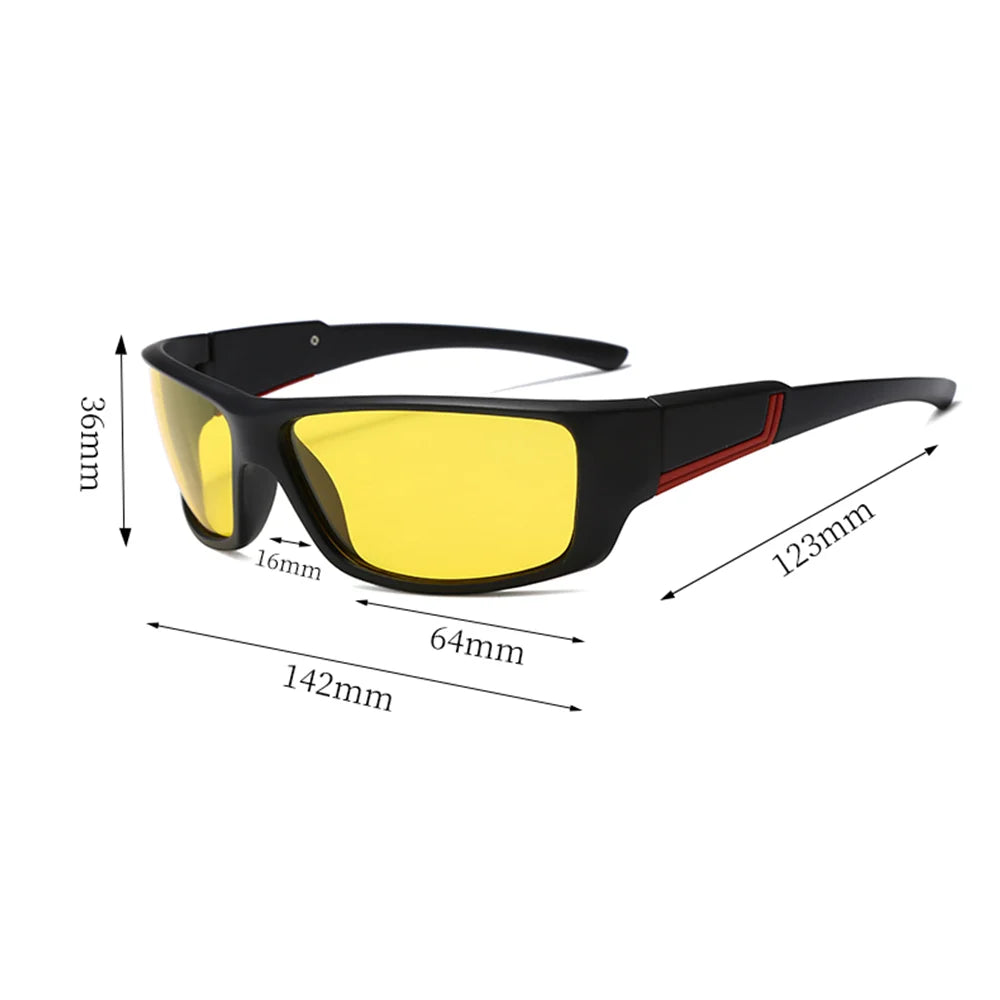 Polarized Night Driving Glasses with Yellow Tinted Lenses