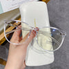 Women's Round Frame Blue Light Blocking Myopia Glasses