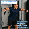 Adjustable Sliding D-Ring Wrist Cuffs for Gym Training