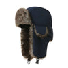 Men's Winter Trapper Hat with Faux Fur Ear Flaps