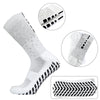 White honeycomb grip football socks shown in various views and close-ups