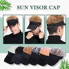 Adjustable Sun Visor with Realistic Hair Strands