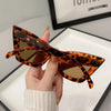Vintage Cat-Eye Square Sunglasses