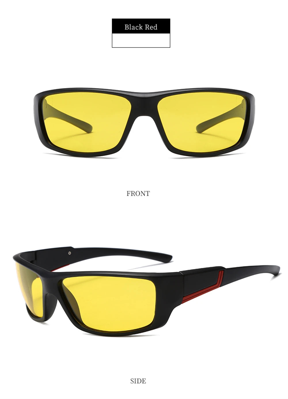 Polarized Night Driving Glasses with Yellow Tinted Lenses