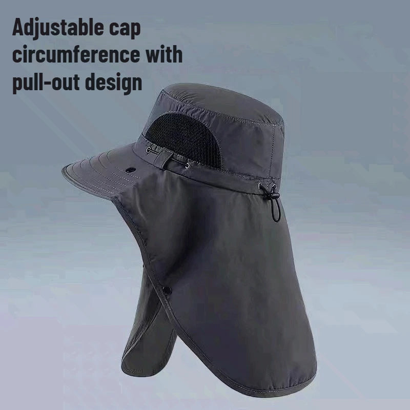 UV Protection Sun Hat with Neck Flap for Outdoor Adventures