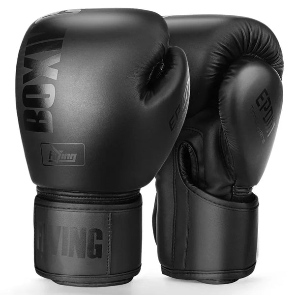 Professional PU Leather Boxing Gloves for Training and Sparring