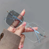 Photochromic Blue Light Blocking Glasses with Metal Frame