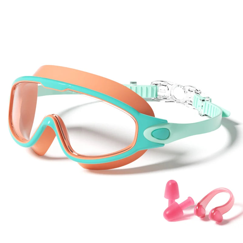 Kids Anti-Fog Swim Goggles with UV Protection