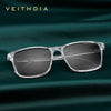 Retro Square Sunglasses with Polarized UV Protection