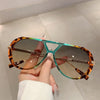 Vintage Pilot Sunglasses with Gradient Lenses