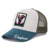 Animal Print Baseball Cap with Adjustable Strap