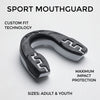 Custom Fit Sports Mouthguard with Fang Design