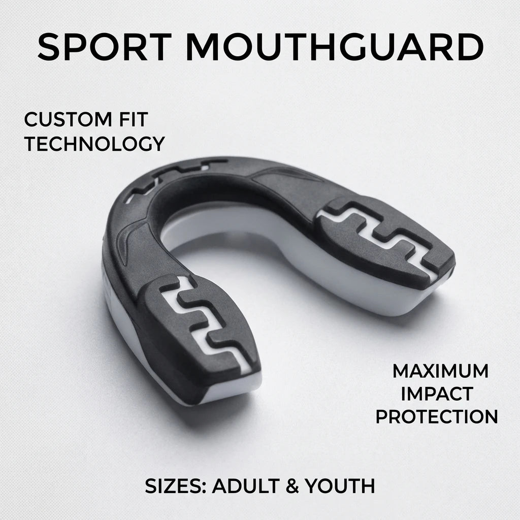 Custom Fit Sports Mouthguard with Fang Design