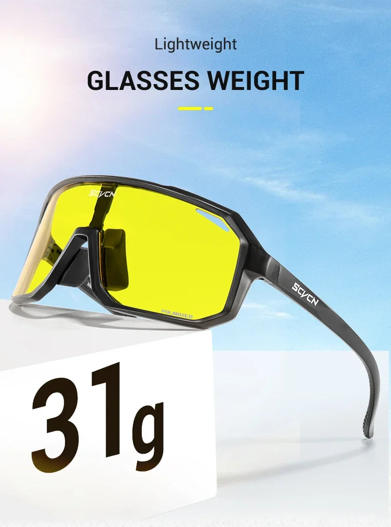 Oversized UV400 Sports Sunglasses for Men