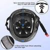 Multi-Sport Skateboard Helmet with Adjustable Fit