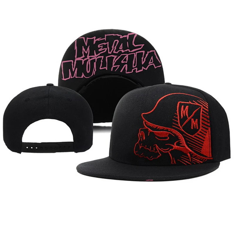 Embroidered Snapback Baseball Cap