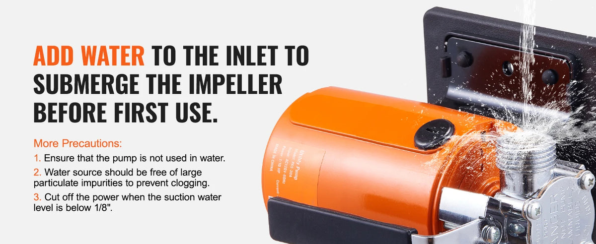 Portable Electric Utility Pump for Gardens, Pools, and Rain Barrels