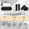 Tableau des tailles de Wonderiance Arms Trimmer, montrant les dimensions pour un renforçeur de taille féminin.