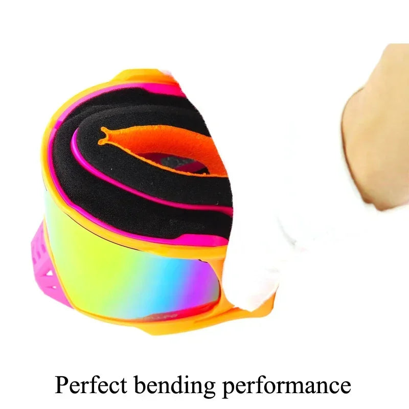 Dustproof Motocross Goggles with UV400 Photochromic Lens