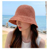 Handwoven Straw Sun Hat with Wide Brim