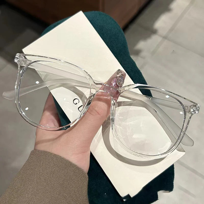 Vintage Round Blue Light Blocking Glasses for Women