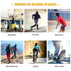 Colección de protectores para la rodilla usados en varios deportes como baloncesto, carrera, bádminton y montañismo