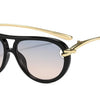 Elegant Knot Double Beam Pilot Sunglasses