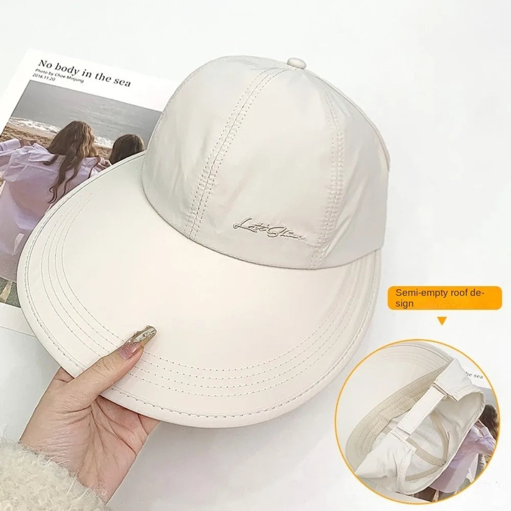 Foldable Wide Brim Sun Hat with Adjustable Strap