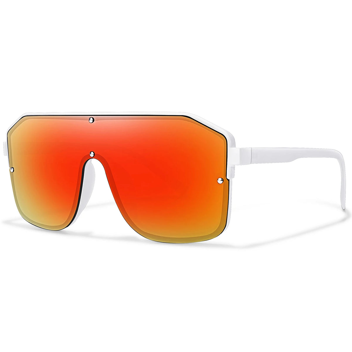 Square Frame Sunglasses for Men and Women — UV Protection for Sports and Driving