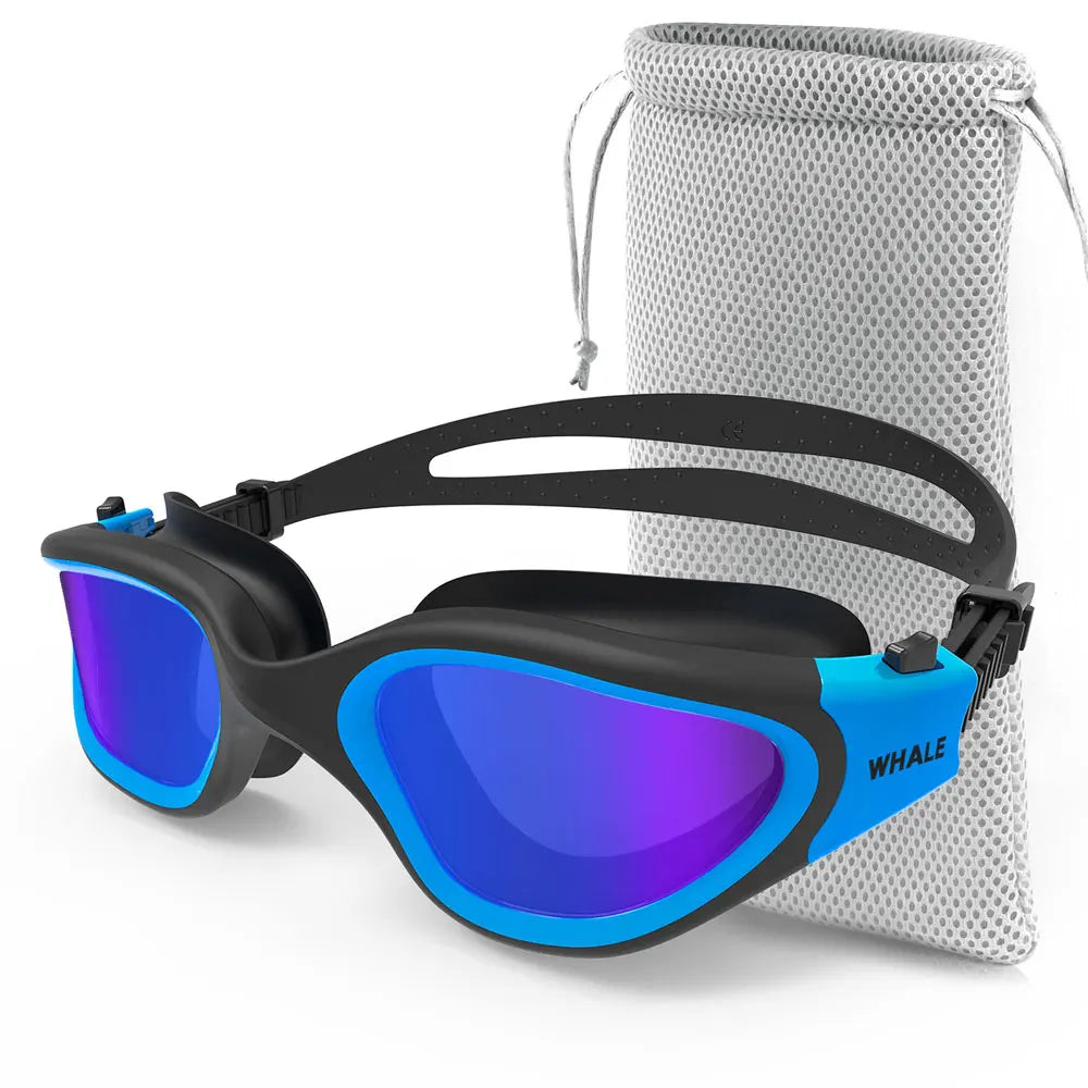 Polarized Anti-Fog Swimming Goggles for Adults