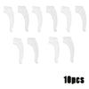Dix grips en silicone transparents anti-dérapants pour lunettes