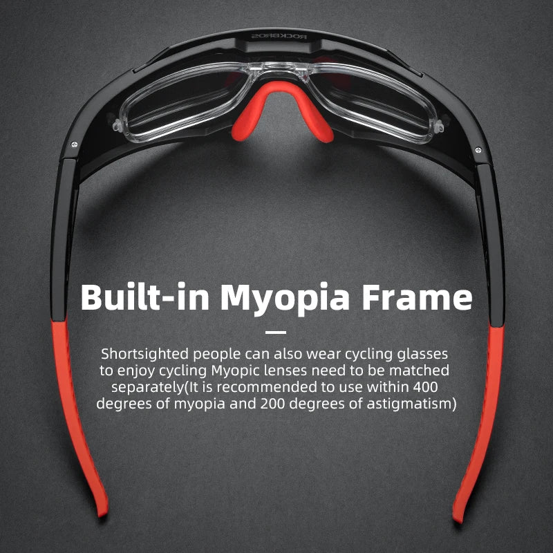 Photochromic Cycling Sunglasses with UV400 Protection
