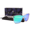 Retro Square Polarized Sunglasses with Mirror Lens